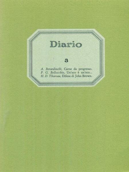 Diario n. 3/giugno 1986