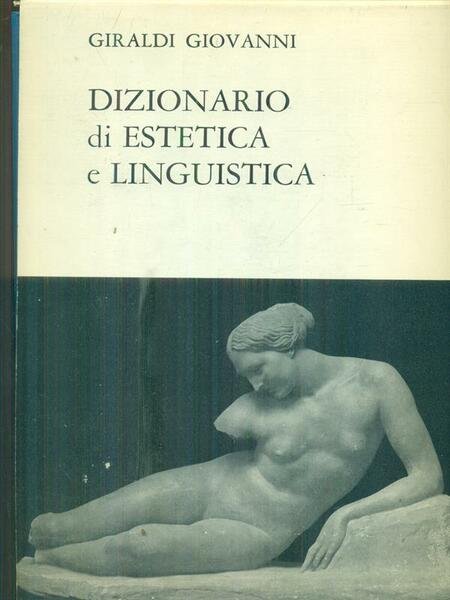 Dizionario di estetica e di linguistica generale | Immagine principale