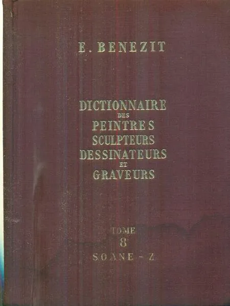 Dictionnaire des peintres sculptures dessinateurs et graveurs 8vv | Immagine Gallery 1