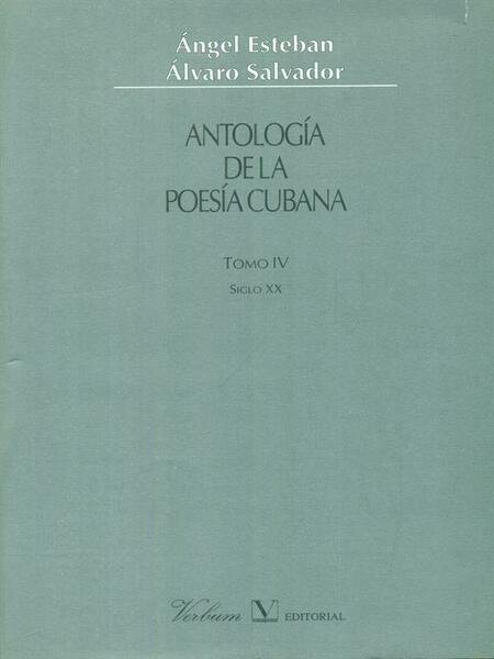 Antologia de la poesia cubana 4vv.