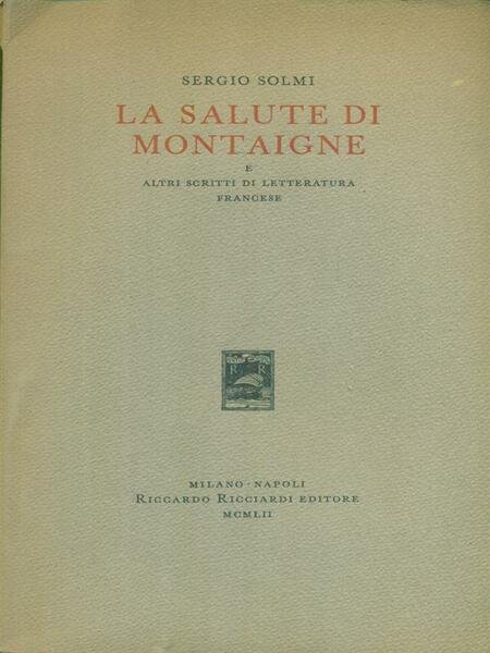 La salute di Montaigne