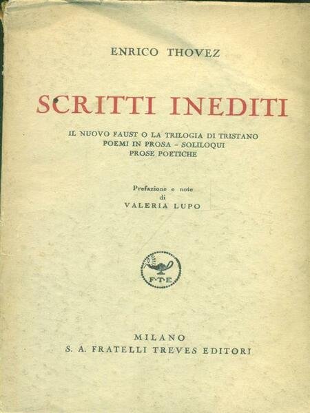 Scritti inediti