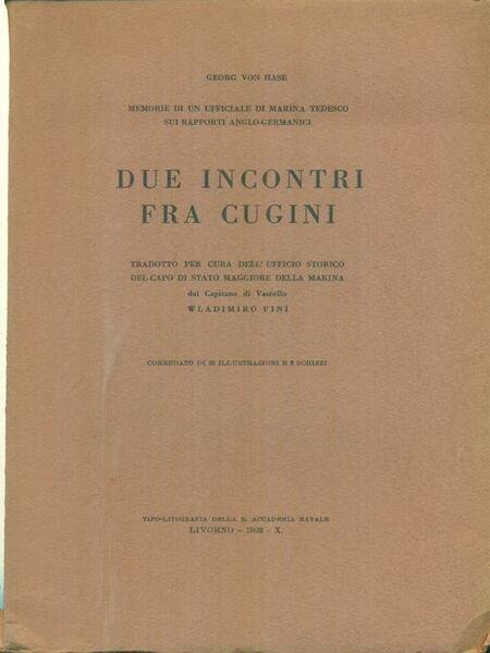 Due incontri fra cugini