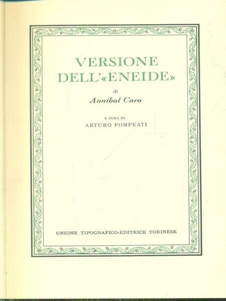 Versione dell'Eneide