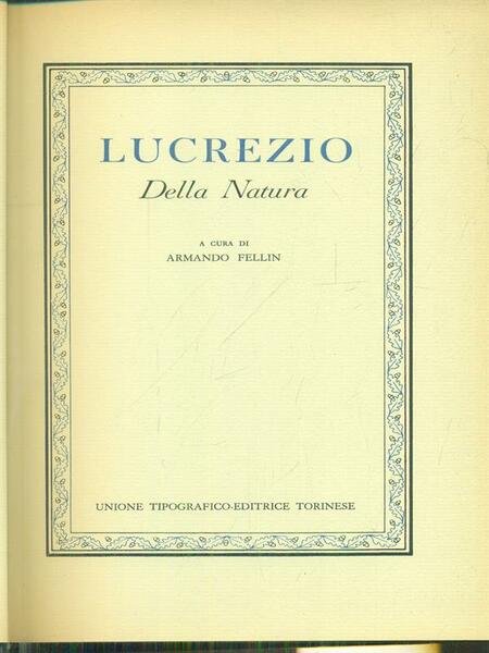 Della natura