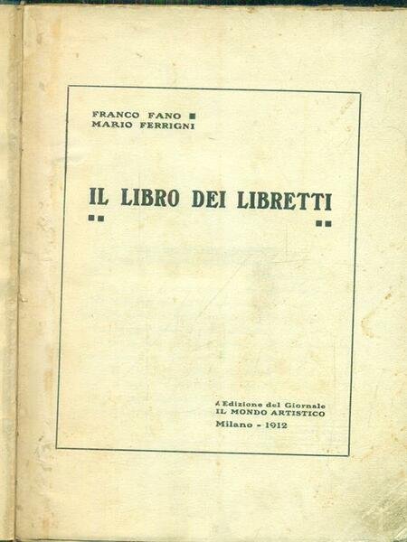 Il libro dei libretti