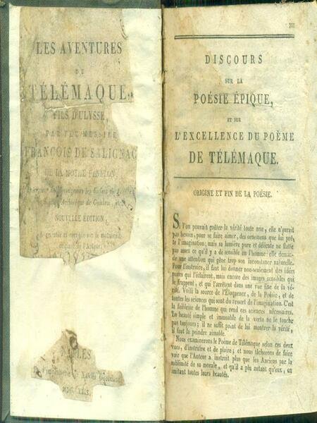 Les aventures de Telemaque