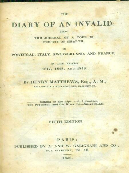 Diary of an invalid