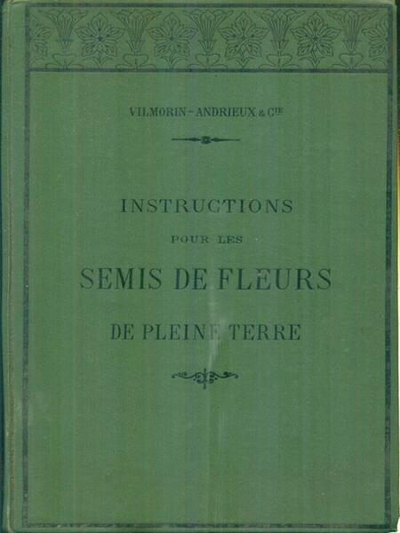 Instructions pour les semis de fleures en plein terre