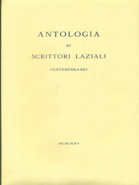 Antologia di scrittori laziali contemporanei