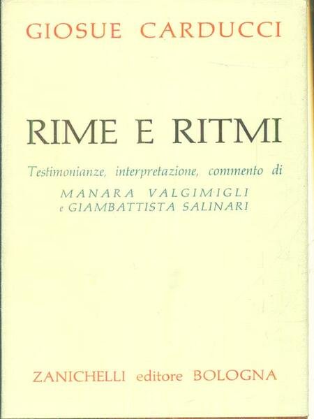 Rime e ritmi