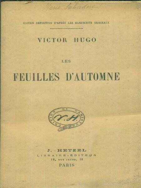 Les feuilles d'automne