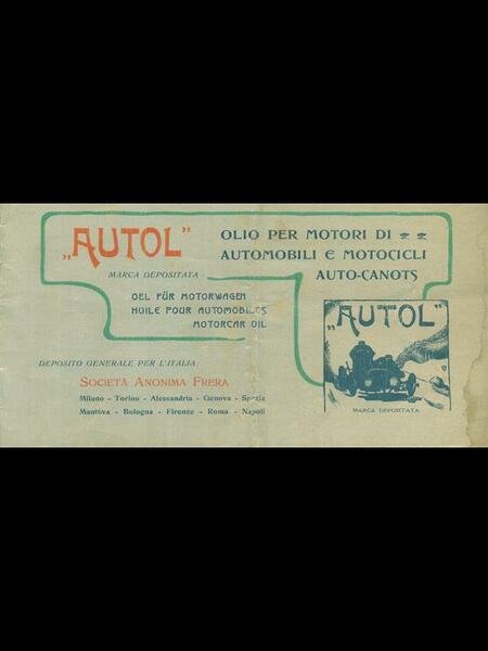 Autol olio per motori per automobili e motocicli Auto-Canots