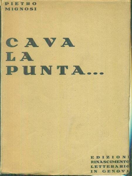 Cava la punta...
