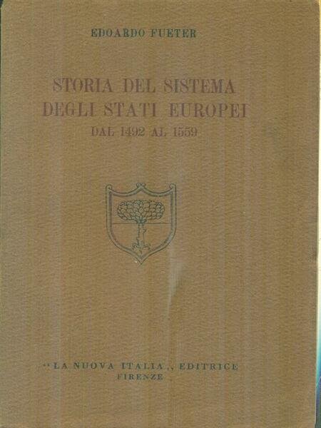 Storia del sistema degli Stati Europei dal 1492 al 1559