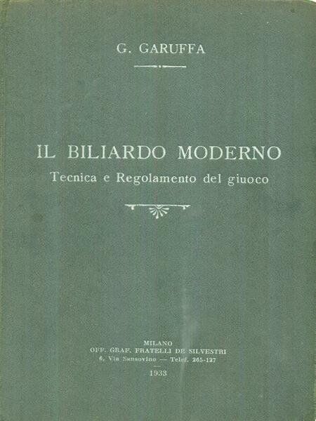 Il biliardo moderno