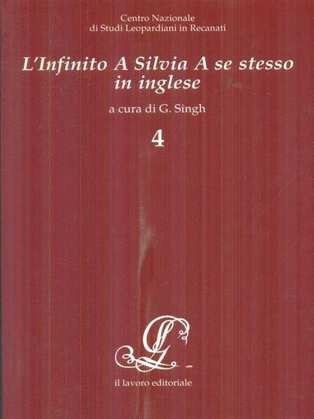 L'Infinito A Silvia A se stesso in inglese