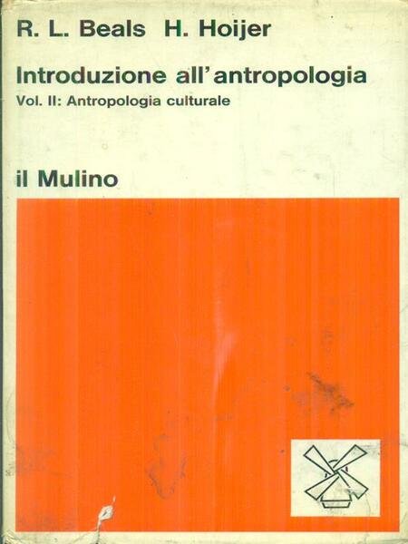 Introduzione all'antropologia vol. II