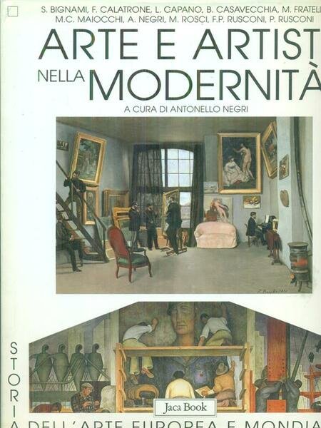Arte e artisti nella modernita'.