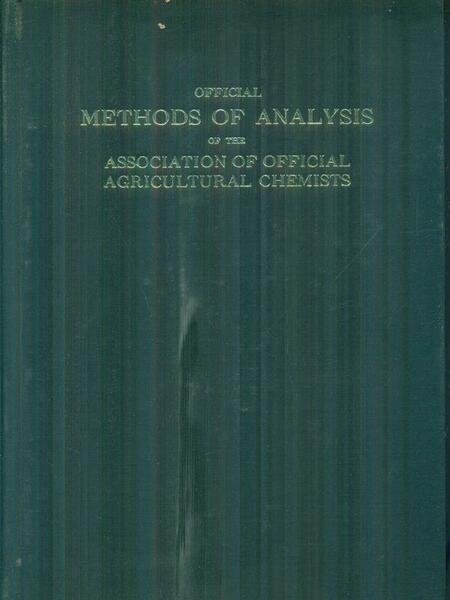 Official methods of analysis A.O.A.C.