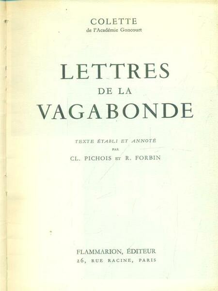 Lettres de la vagabonde