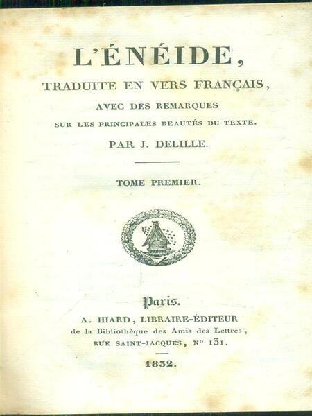 L'Eneide traduite en vers francais 2vv