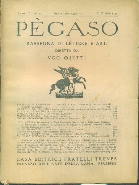 Pegaso n. 9/settembre 1931