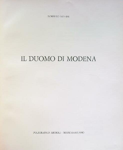 Il Duomo di Modena