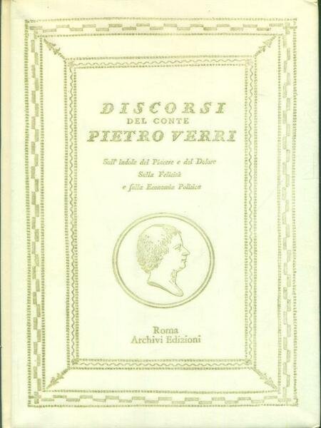 Discorsi del conte Pietro Verri