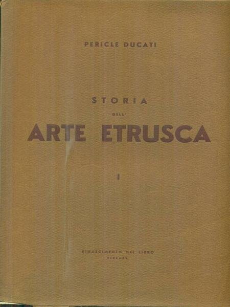 Storia dell'arte etrusca 2vv
