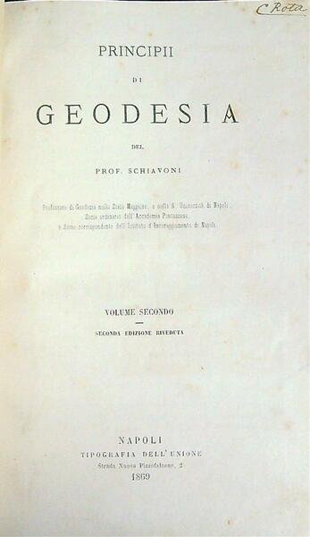 Principii di Geodesia vol 2