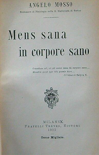 Mens sana in corpore sano