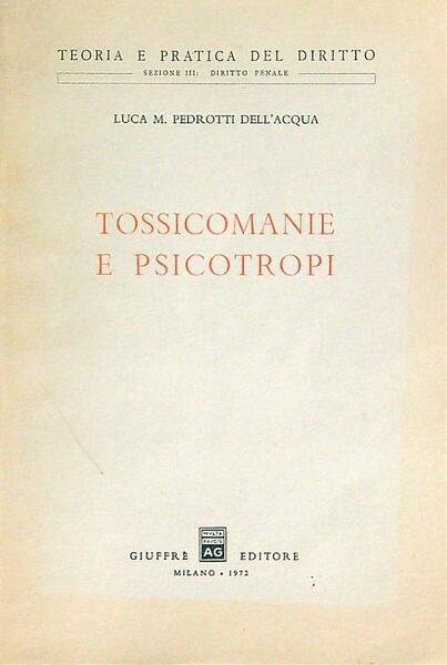 Tossicomanie e psicotropi