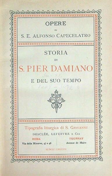 Storia di S. Pier Damiano