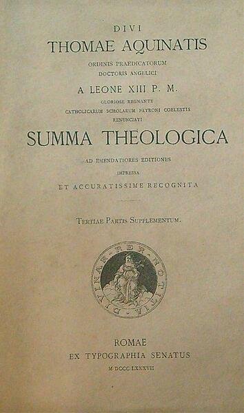 Summa theologica Tertia Partis Racognita