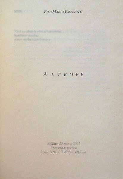 Altrove