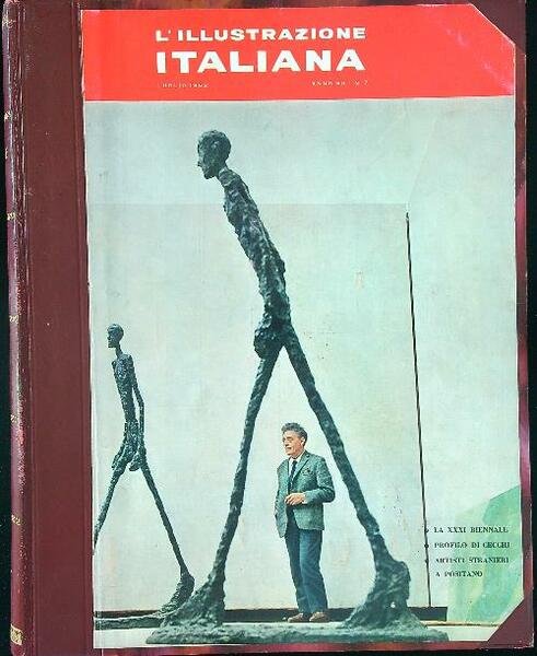 L'illustrazione italiana 1962 II Anno 89 dal numero 7 al numero 12