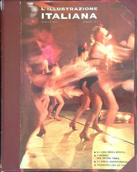 L'illustrazione italiana 1960 I Anno 87 dal numero 1 al numero 6