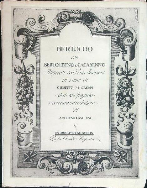 Bertoldo con Bertoldino e Cacasenno con le figure del Crespi