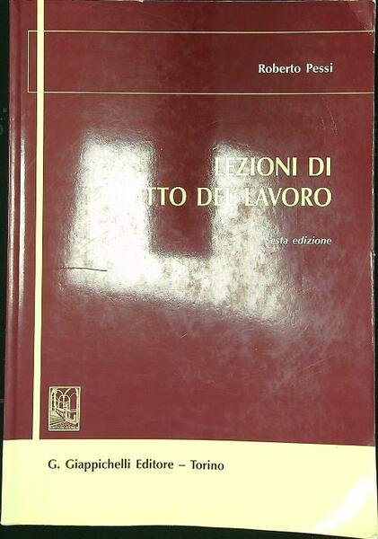 Lezioni di diritto del lavoro