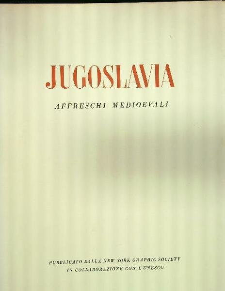 Jugoslavia Affreschi medioevali