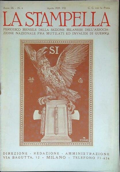 La stampella Anno IX n 4 Aprile 1929 VII