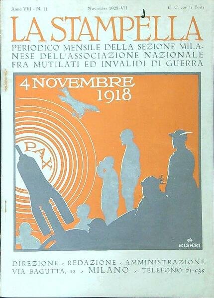 La stampella Anno VIII n 11 Novembre 1928 VII