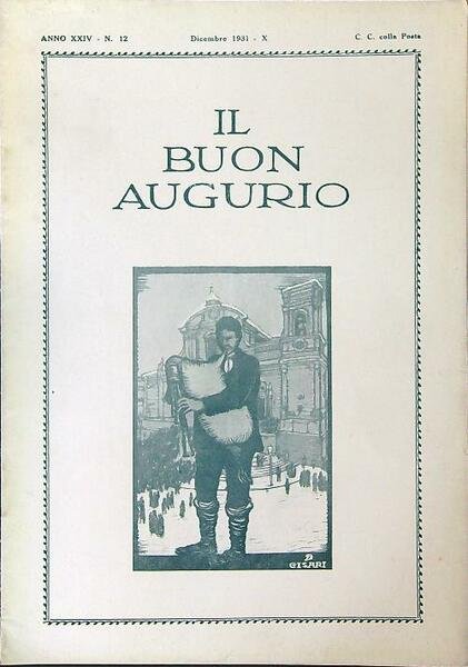 Il buon augurio Anno XXIV n 12 Dicembre 1931 X