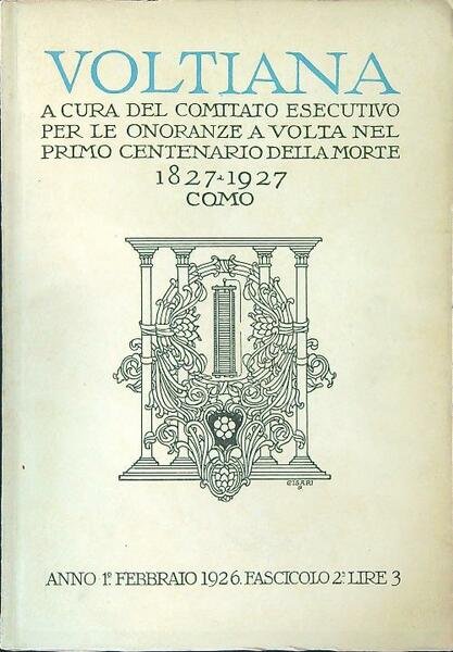 Voltiana Anno I Febbraio 1926 Fascicolo 2