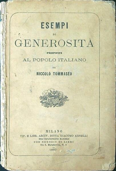 Esempi di generosita'