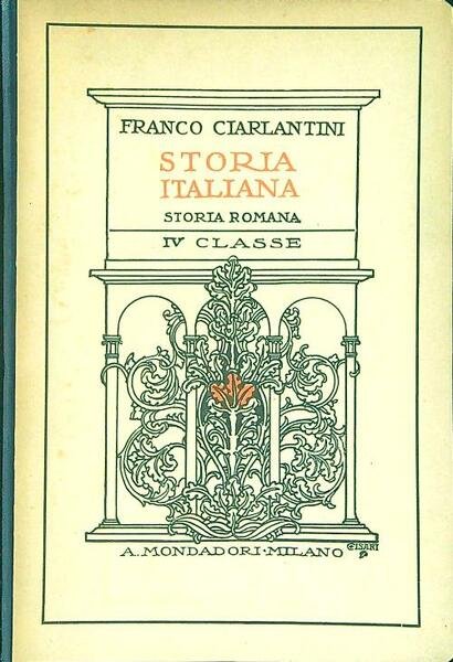 Storia italiana Storia romana IV classe