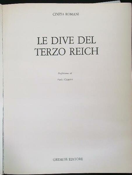 Le dive del Terzo Reich