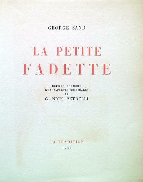 La petite Fadette