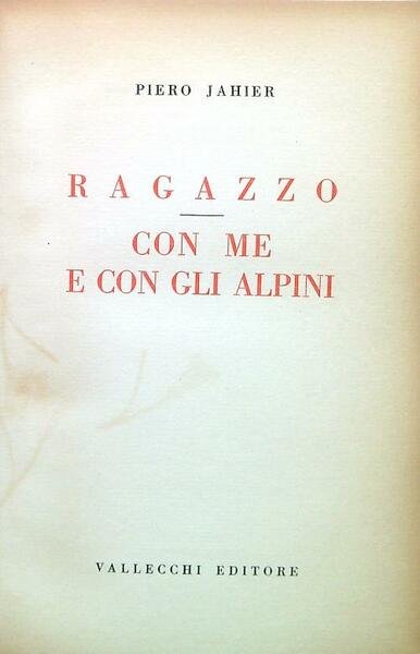 Ragazzo - Con me e con gli alpini